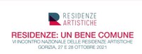 "Residenze: Un Bene Comune", l'incontro anche in streaming